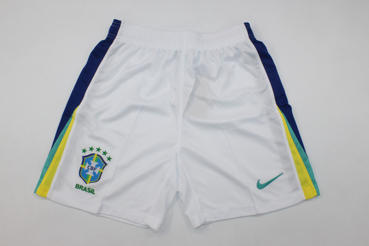 AAA Quality Brazil 2024 Away White Soccer Shorts